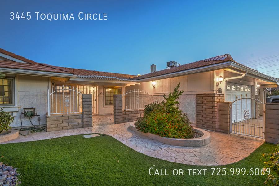House for rent at 3445 Toquima Circle, Las Vegas, NV 89120