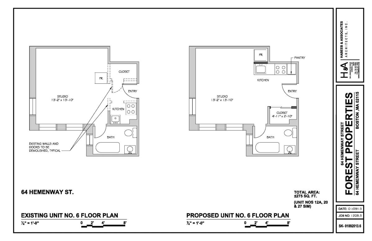 Apartment for rent at 64 Hemenway St #27, Boston, MA 02115