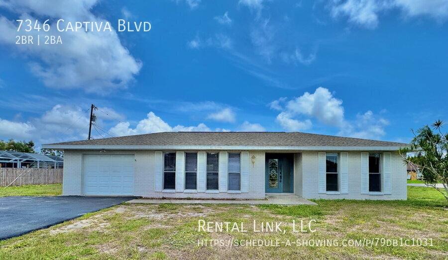 House for rent at 7346 Captiva Blvd, Fort Myers, FL 33967