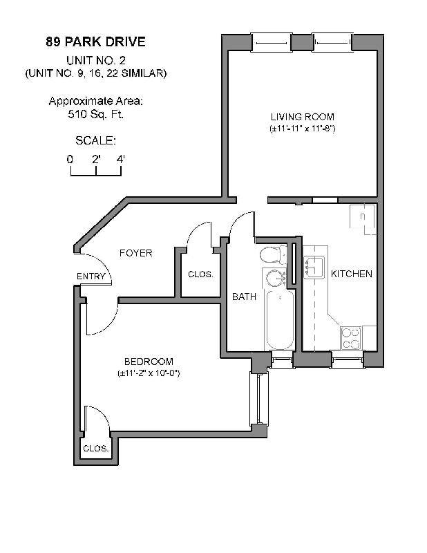 Apartment for rent at 89 Park Dr #2, Boston, MA 02215