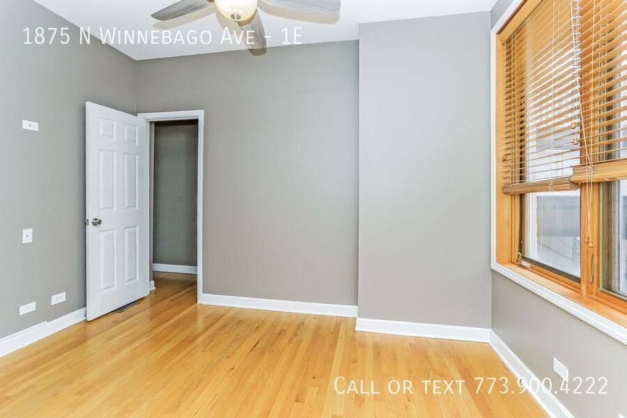 Apartment for rent at 1875 N Winnebago Ave #1E, Chicago, IL 60647