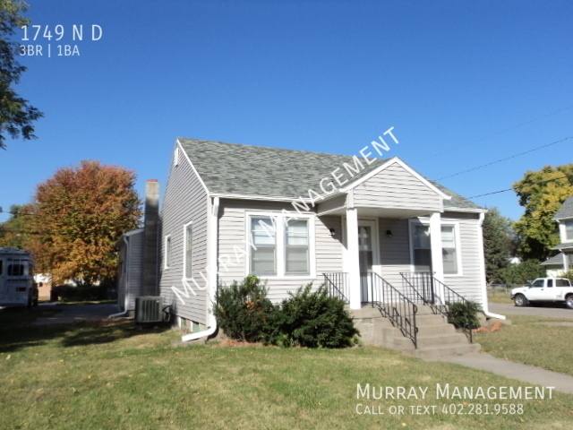 House for rent at 1749 N D, Fremont, NE 68025