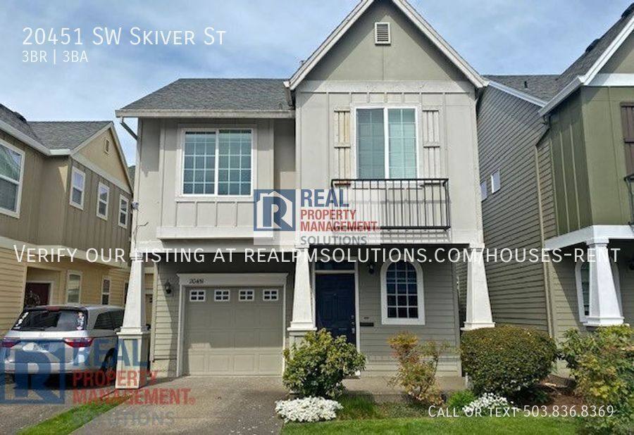 House for rent at 20451 SW Skiver St, Beaverton, OR 97007