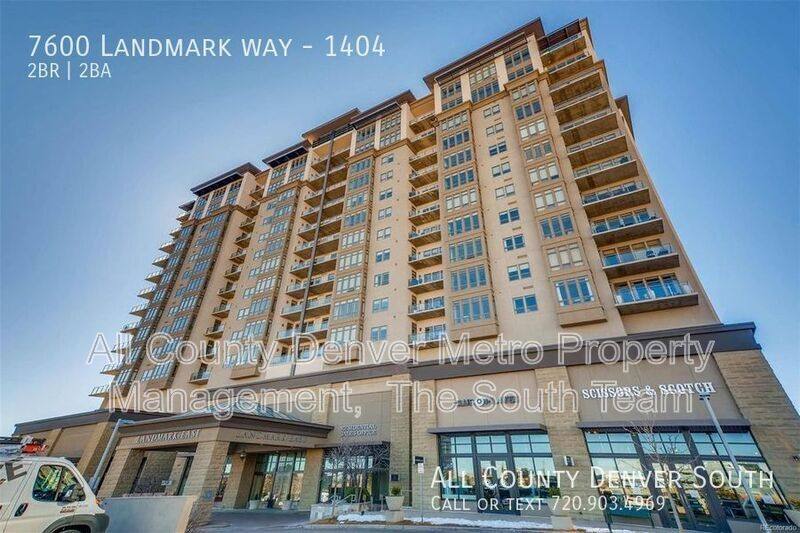 Condo for rent at 7600 Landmark Way #1404, Englewood, CO 80111