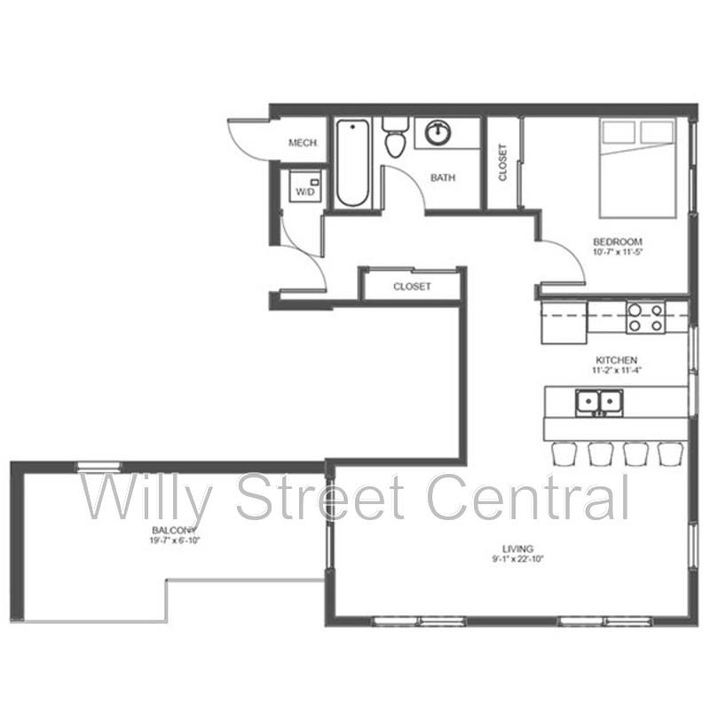 Apartment for rent at 315 S Paterson #401, Madison, WI 53703