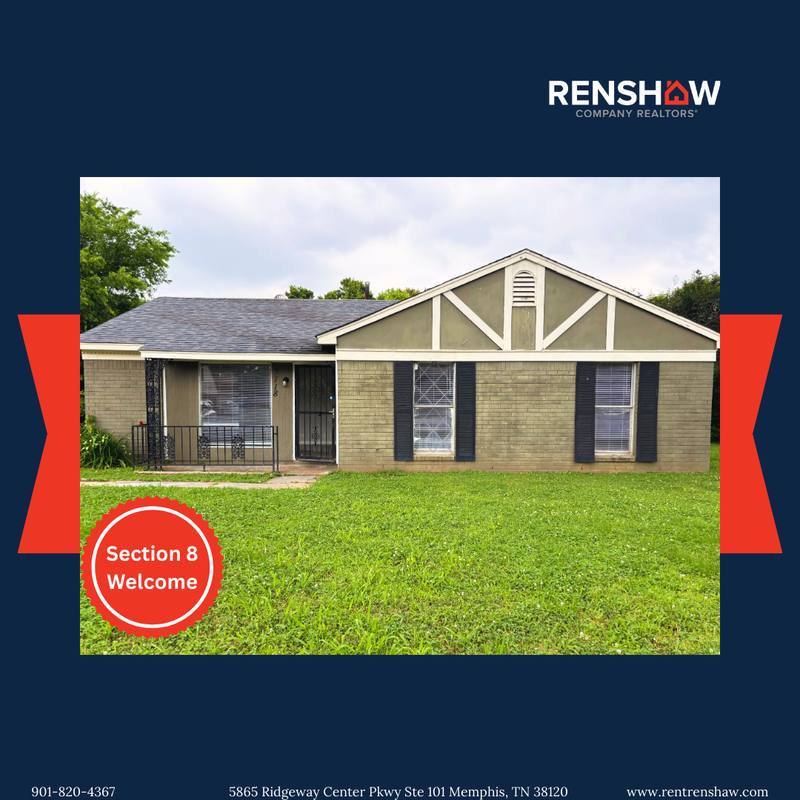 House for rent at 3718 Canary Cove W, Memphis, TN 38109