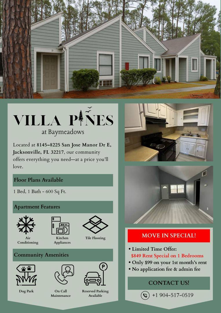 Apartment for rent at 8145 San Jose Manor Dr E, Jacksonville, FL 32217