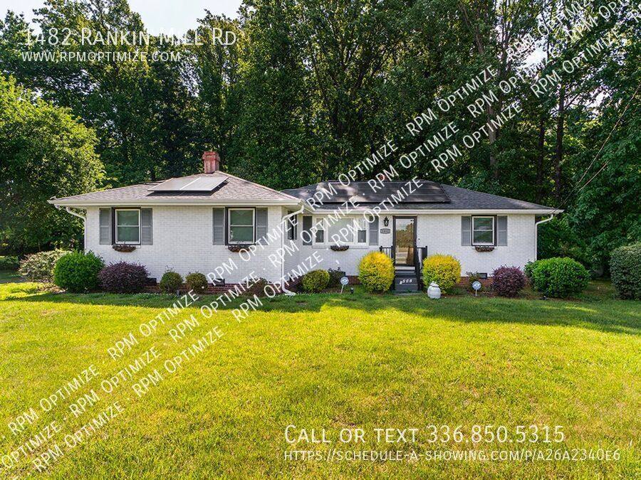 House for rent at 1482 Rankin Mill Rd, McLeansville, NC 27301
