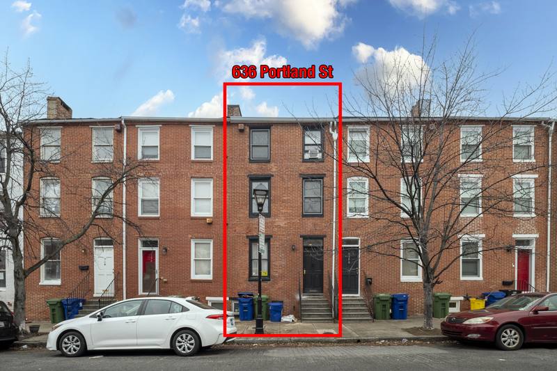 Townhouse for rent at 636 Portland St, Baltimore, MD 21230