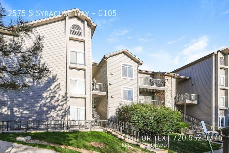 Condo for rent at 2575 S Syracuse Way #G105, Denver, CO 80231