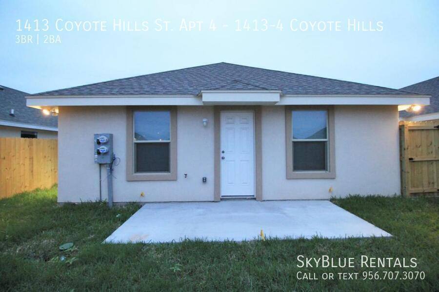 Apartment for rent at 1413 Coyote Hills St #4, Edinburg, TX 78541