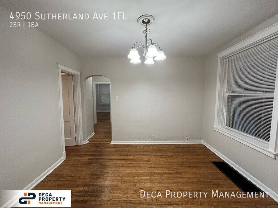 Apartment for rent at 4950 Sutherland Ave #1F, Saint Louis, MO 63109