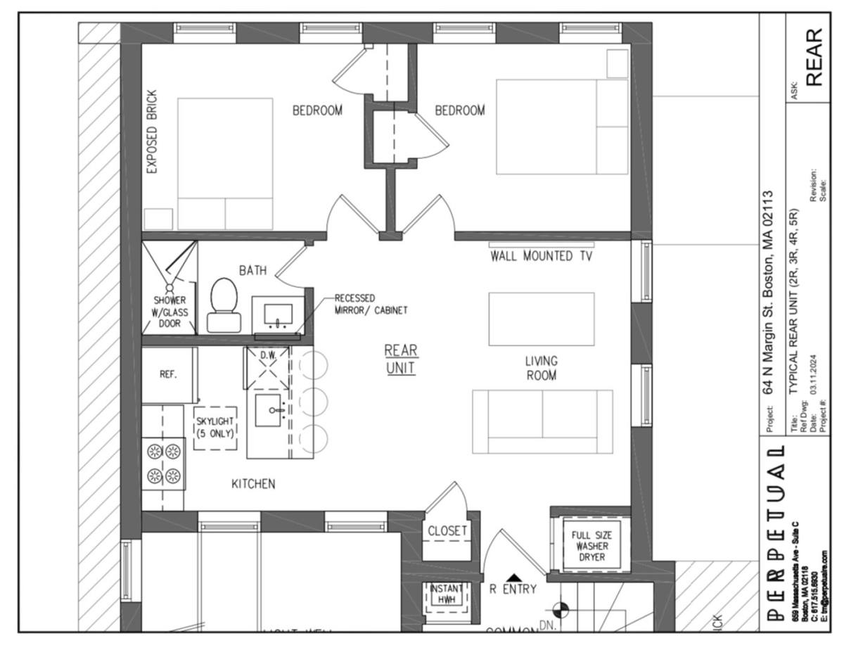 Apartment for rent at 70 N Margin St #4, Boston, MA 02113