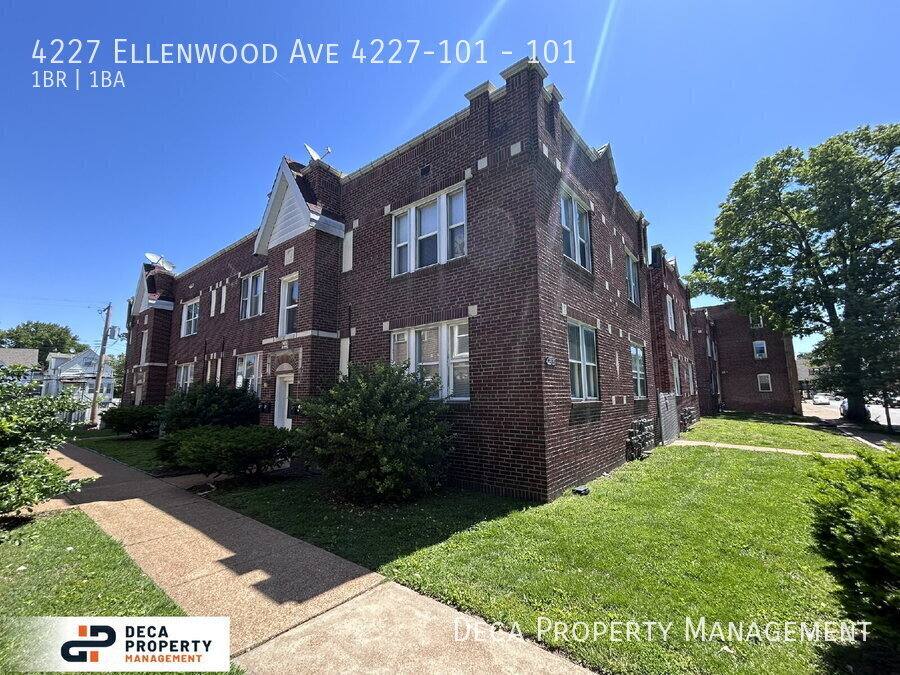 Apartment for rent at 4227 Ellenwood Ave 4227-101 #101, Saint Louis, MO 63116