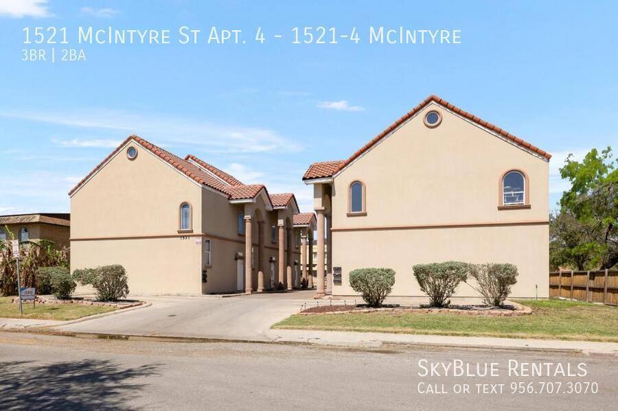 Townhouse for rent at 1521 McIntyre St #4, Edinburg, TX 78541