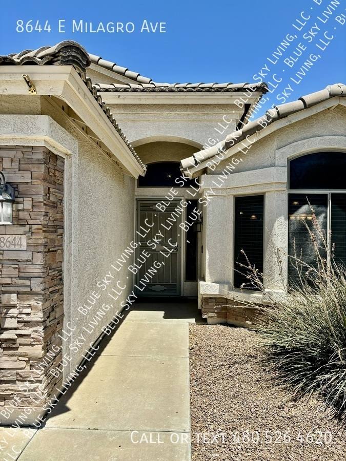 House for rent at 8644 E Milagro Ave, Mesa, AZ 85209