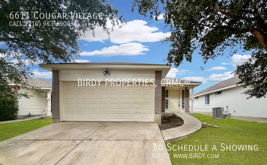 House for rent at 6611 Cougar Village, San Antonio, TX 78242