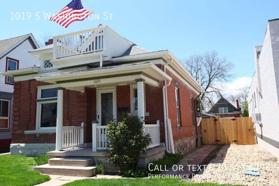 House for rent at 1019 S Washington St, Denver, CO 80209