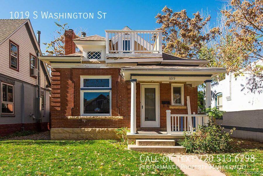 House for rent at 1019 S Washington St, Denver, CO 80209