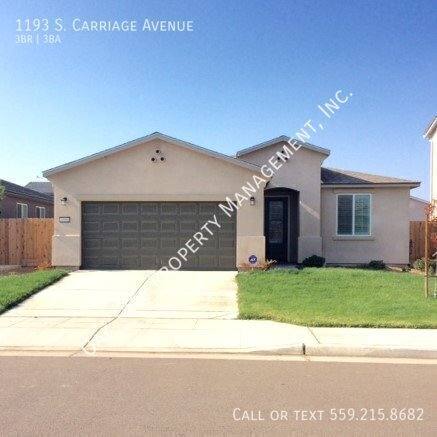 House for rent at 1193 S Carriage Ave, Fresno, CA 93727