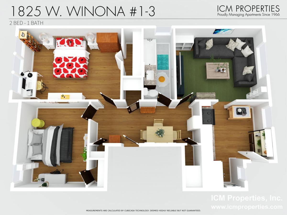 Apartment for rent at 5073 N Wolcott #3, Chicago, IL 60640