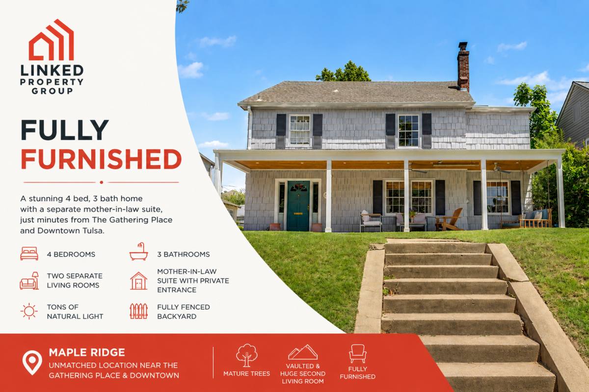 House for rent at 2523 S Cincinnati Ave, Tulsa, OK 74114