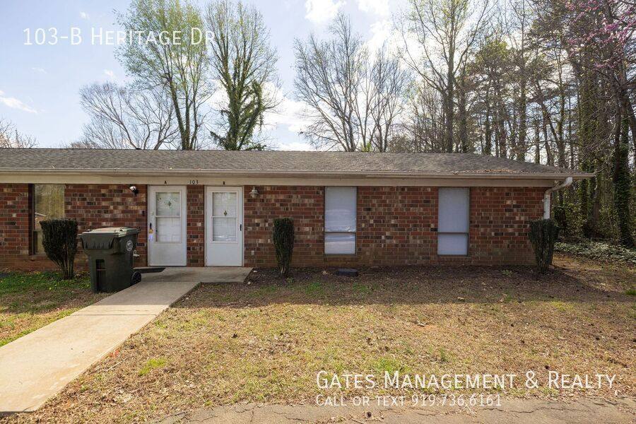 Apartment for rent at 103-B Heritage Dr, Mebane, NC 27302