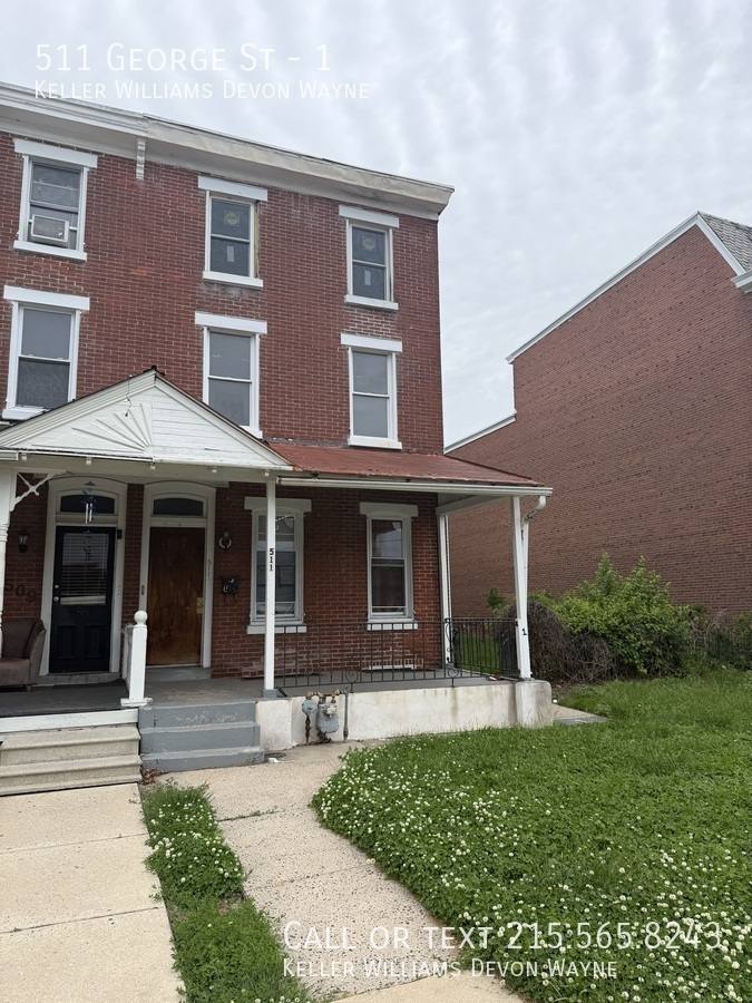 Apartment for rent at 511 George St #1, Norristown, PA 19401