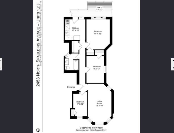 Apartment for rent at 2453 N Spaulding Ave #3, Chicago, IL 60647