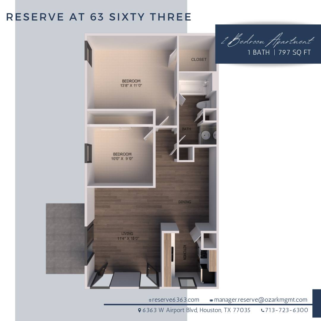 Apartment for rent at 6363 W Airport Blvd, Houston, TX 77035