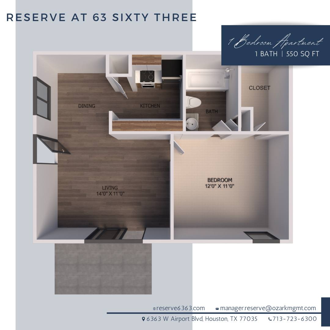 Apartment for rent at 6363 W Airport Blvd, Houston, TX 77035