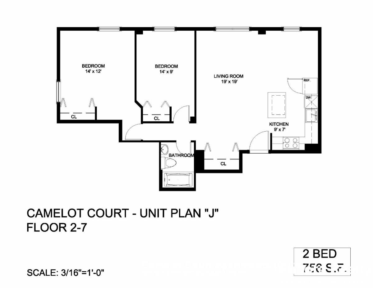 Apartment for rent at 10 Camelot Court #10-6J, Brighton, MA 02135
