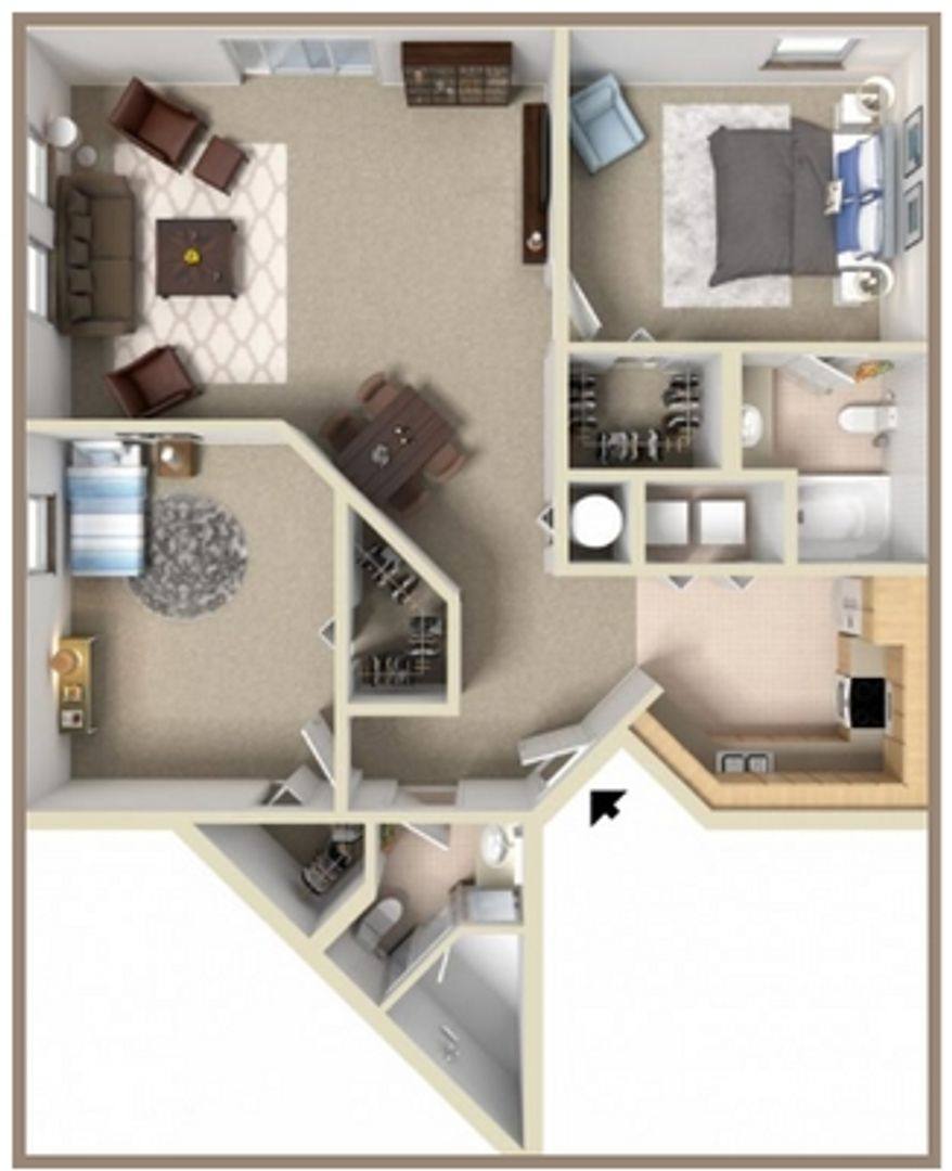 Apartment for rent at 1971 Brandywine Rd, West Palm Beach, FL 33409