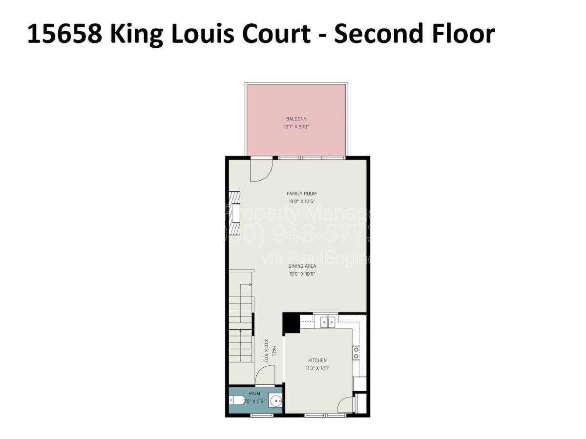 Townhouse for rent at 15658 King Louis Court, Charlotte, NC 28277