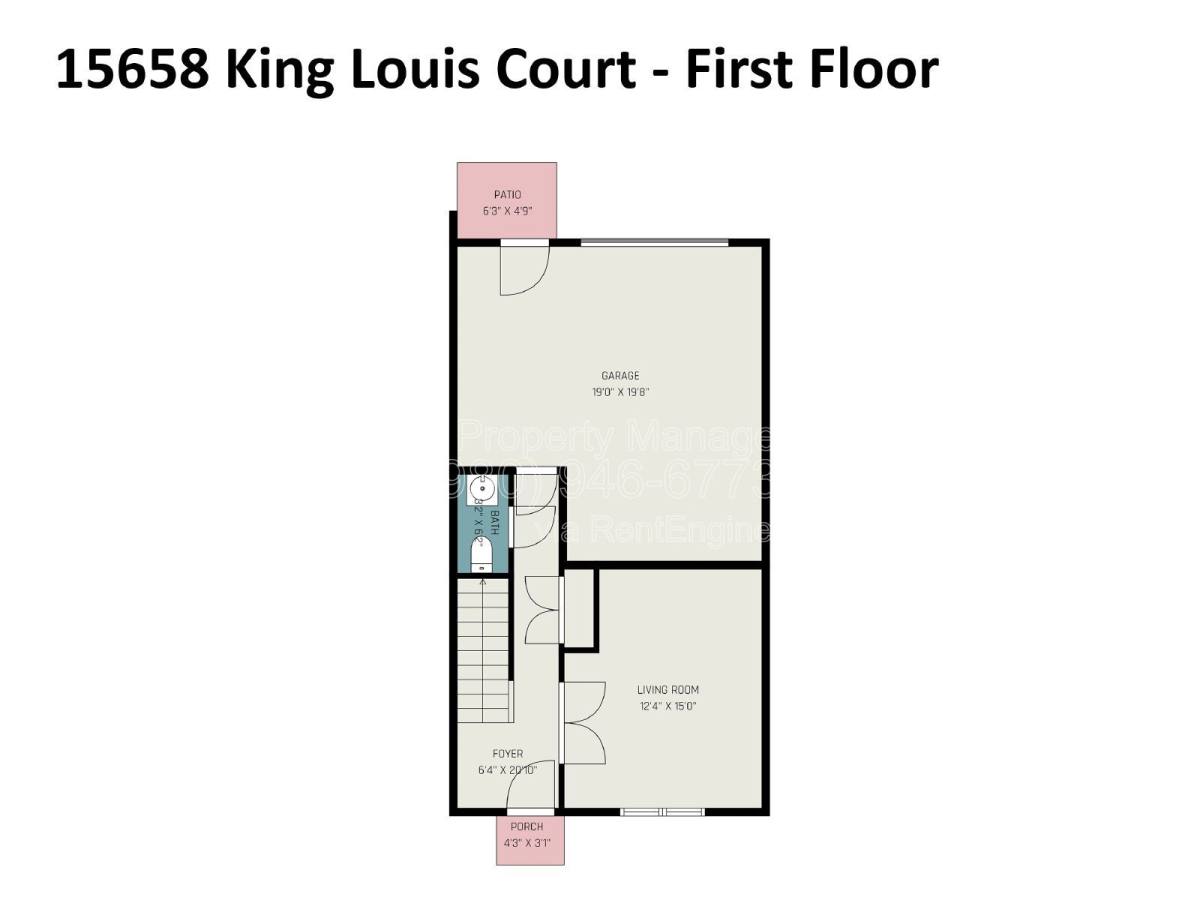 Townhouse for rent at 15658 King Louis Court, Charlotte, NC 28277