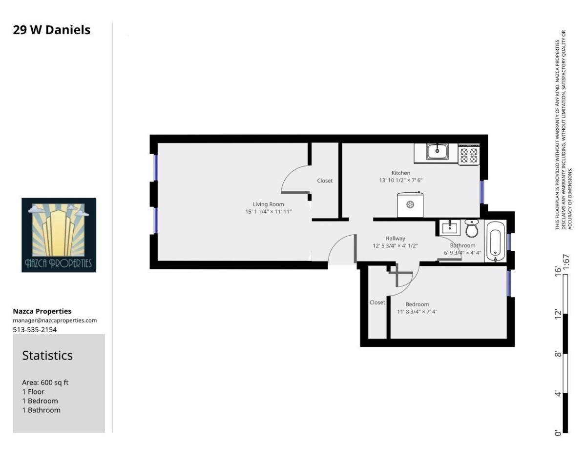 House for rent at 29 W Daniels St #1, Cincinnati, OH 45219