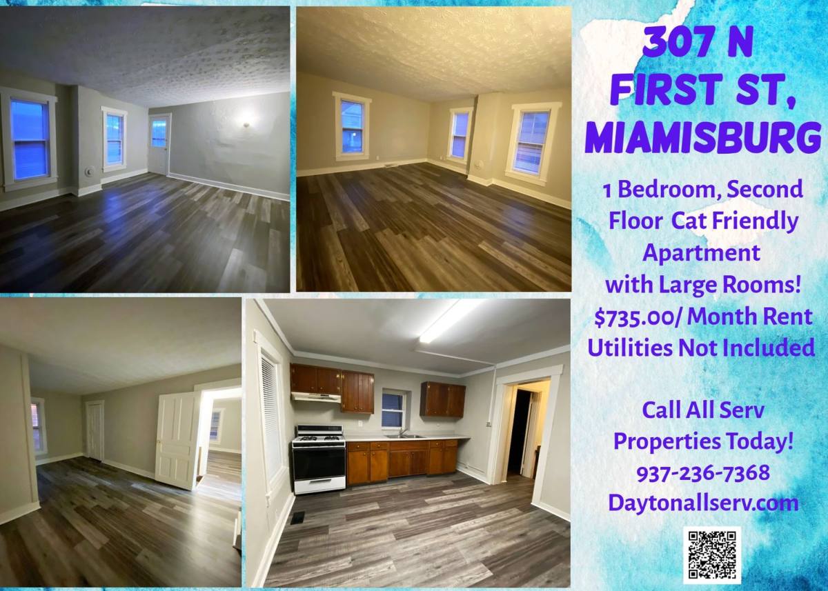 Apartment for rent at 305-307 N First St, Miamisburg, OH 45342