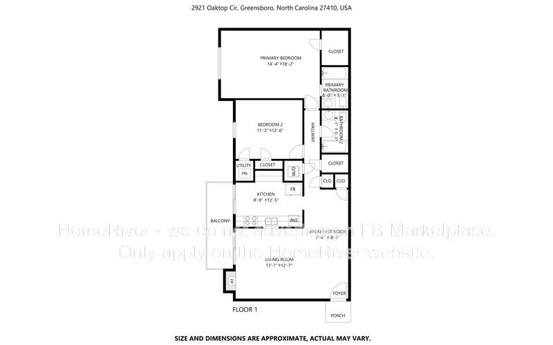 Condo for rent at 2921 Oaktop Circle, Greensboro, NC 27410