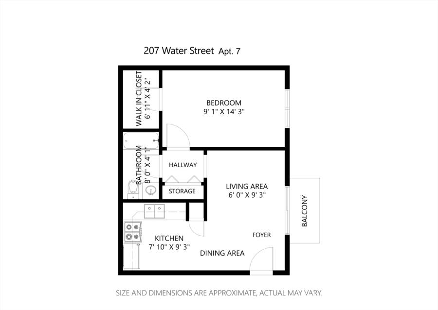 Apartment for rent at 207 Water St, Brooklyn, MI 49230