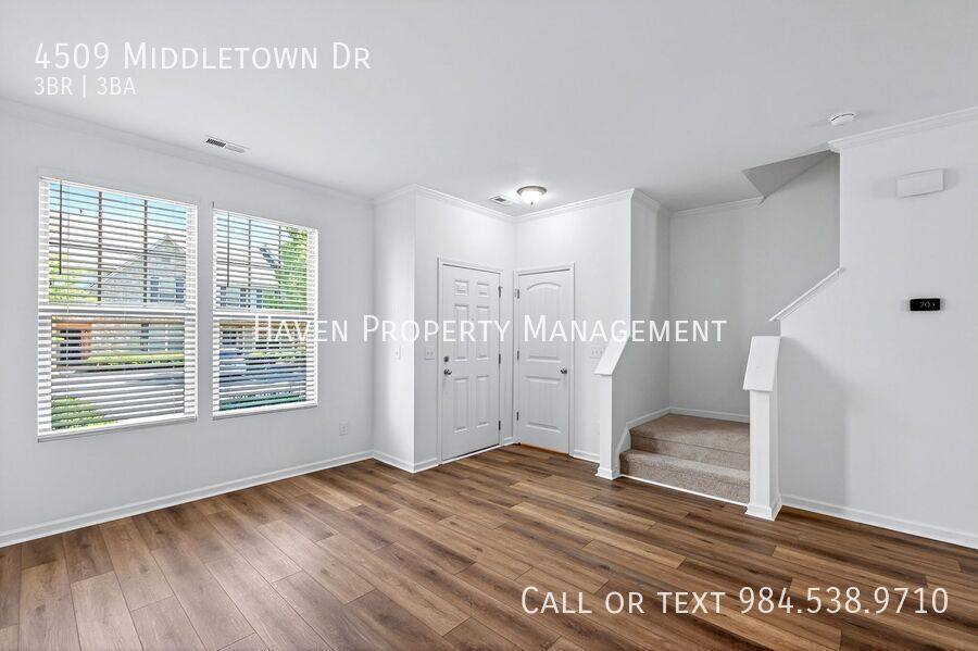 Townhouse for rent at 4509 Middletown Dr, Wake Forest, NC 27587