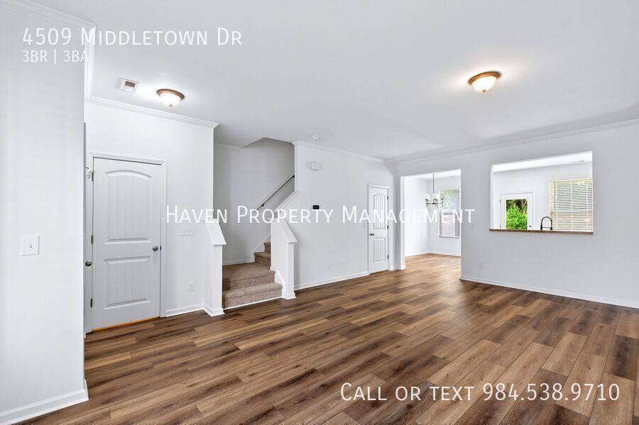 Townhouse for rent at 4509 Middletown Dr, Wake Forest, NC 27587