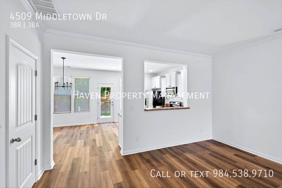 Townhouse for rent at 4509 Middletown Dr, Wake Forest, NC 27587