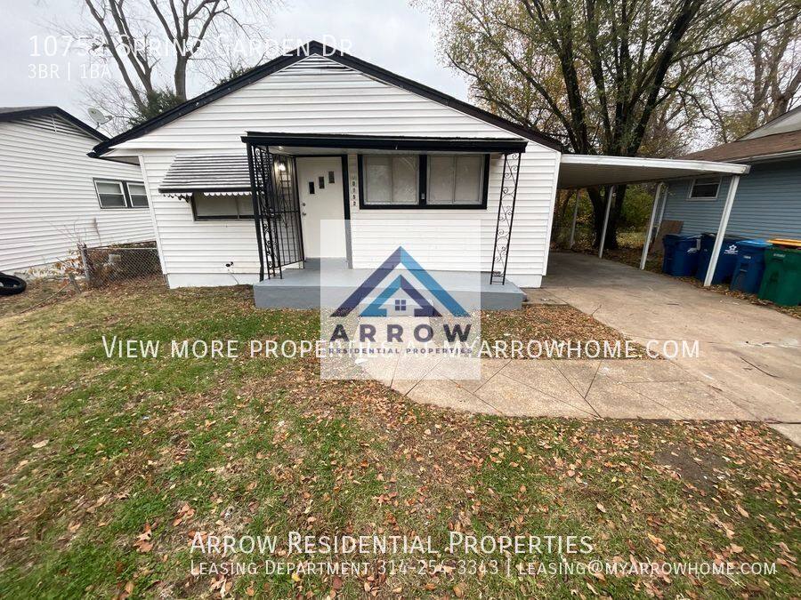 House for rent at 10752 Spring Garden Dr, Saint Louis, MO 63137