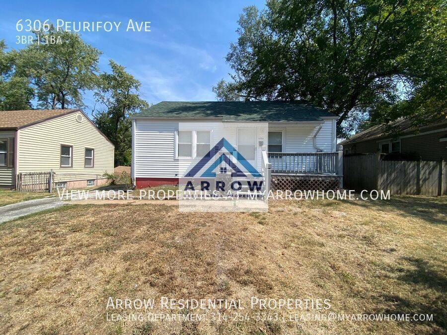 House for rent at 6306 Peurifoy Ave, Saint Louis, MO 63134