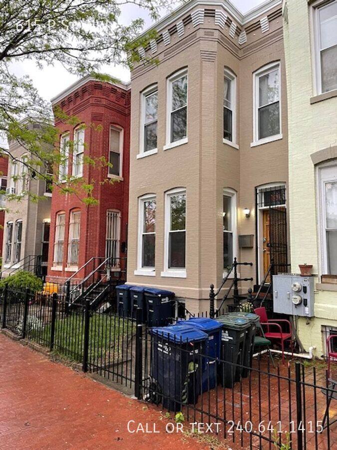 Townhouse for rent at 615 P St NW, Washington, DC 20001
