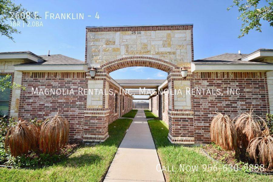 Apartment for rent at 2608 E Franklin #4, Mission, TX 78573