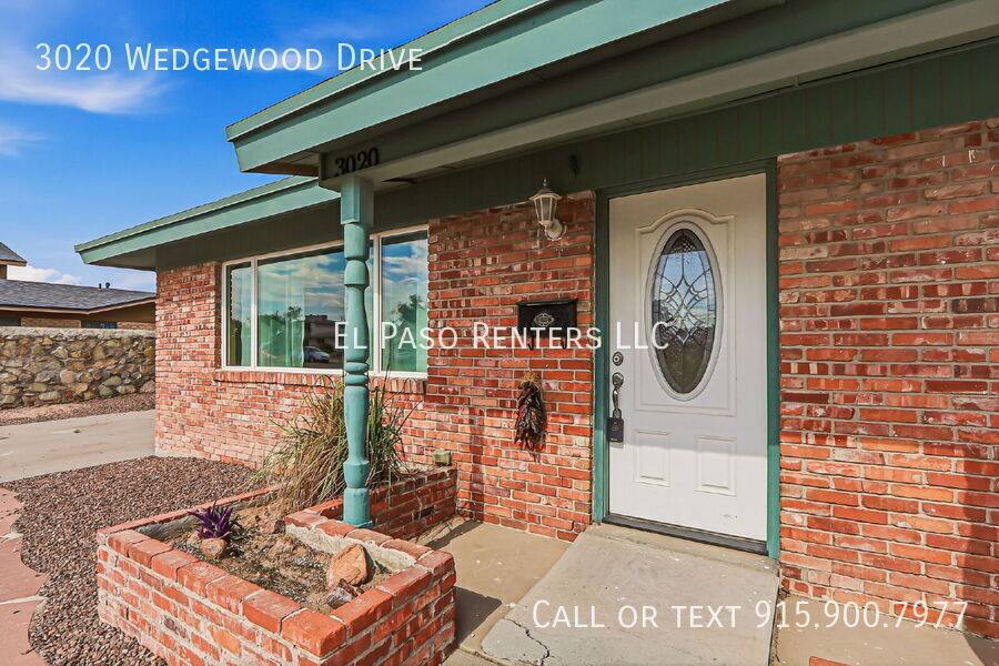 House for rent at 3020 Wedgewood Dr, El Paso, TX 79925