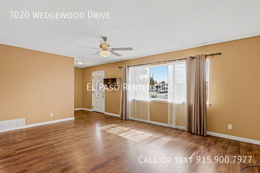 House for rent at 3020 Wedgewood Dr, El Paso, TX 79925