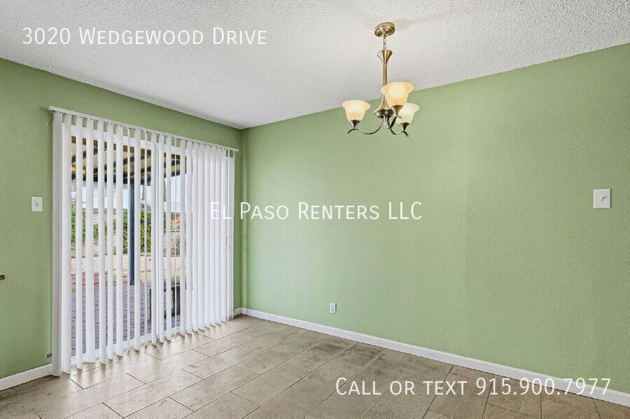 House for rent at 3020 Wedgewood Dr, El Paso, TX 79925