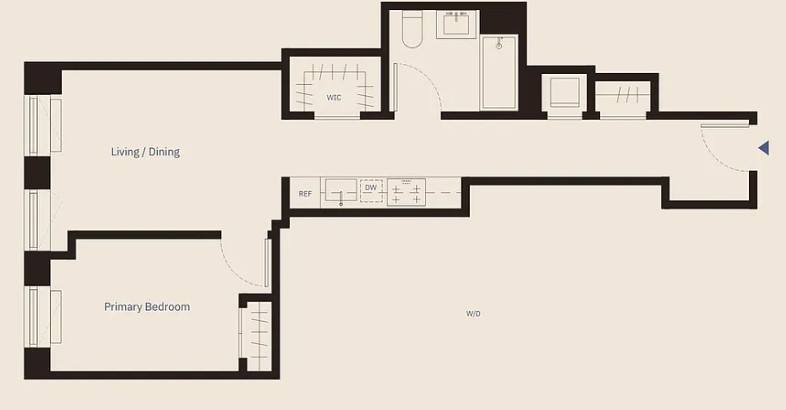 Apartment for rent at 146 Fulton St #835, New York, NY 10038